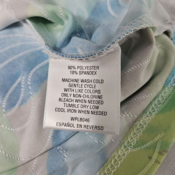 JM Collection Womens Blouse Multi-Color Size PM Polyester Blend Pullover Stretch - Picture 6 of 12